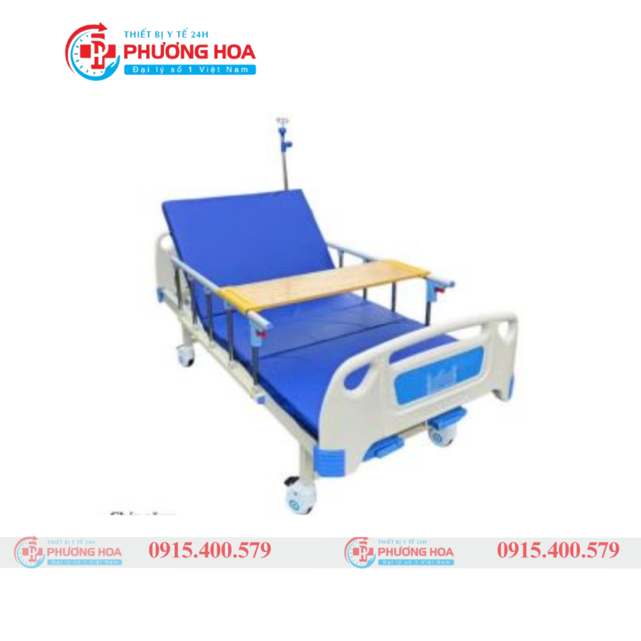 Giường Y Tế 2 Tay Quay Lucass GB-C2